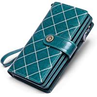 Monederos Mujer Piel- BTNEEU Carteras Mujer RFID Bloqueo Gran Capacidad- Billetero Cuero Mujer- Billeteras Largas Piel…
